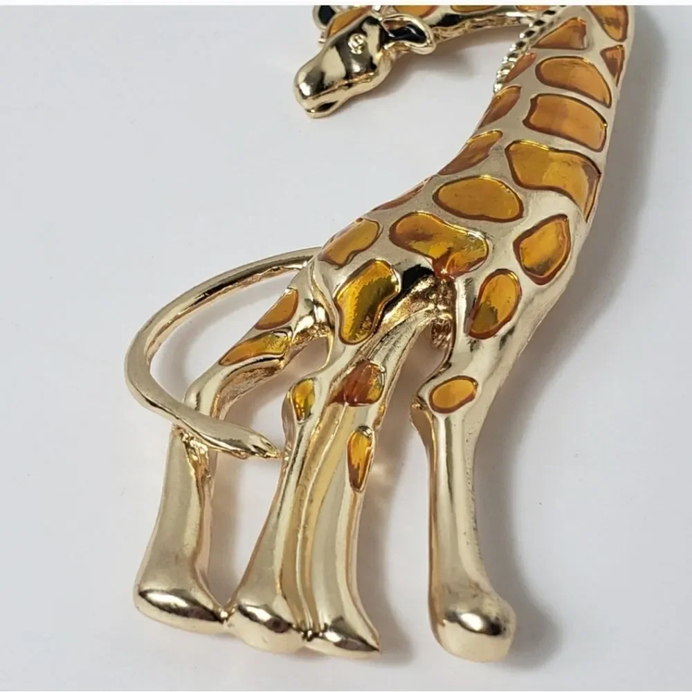 GIRAFFE Large Safari PIN BROOCH